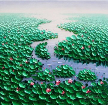 Art texture œuvres - Waterlilies Pond Texture 3D